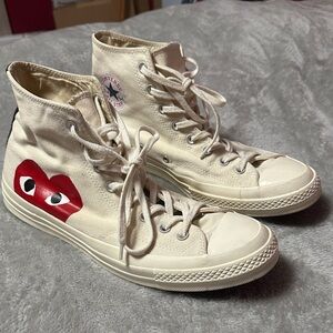 Converse x Comme des Garçons Play Chuck 70 White